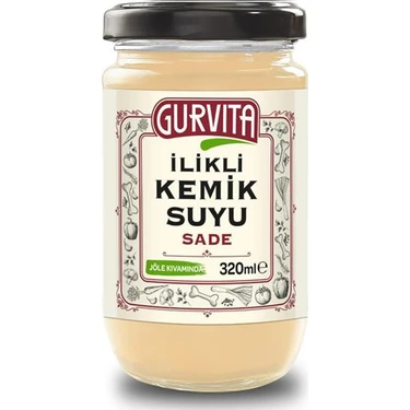Gurvita İlikli Kemik Suyu Sade 320