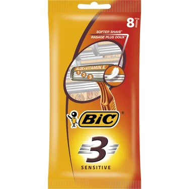 Bic 3 Sensitive Tıraş Bıçağı 8'li