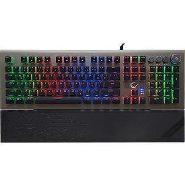 Rampage KB-R101 Impressive RGB Aydınlatmalı İnce Tasarım Kristal Switch Mekanik Gaming Oyuncu