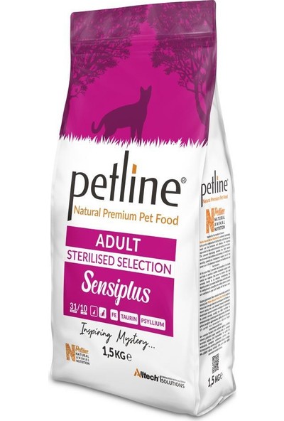 Pet Line Natural Premium Kısırlaştırılmış Kedi Maması 1,5 kg