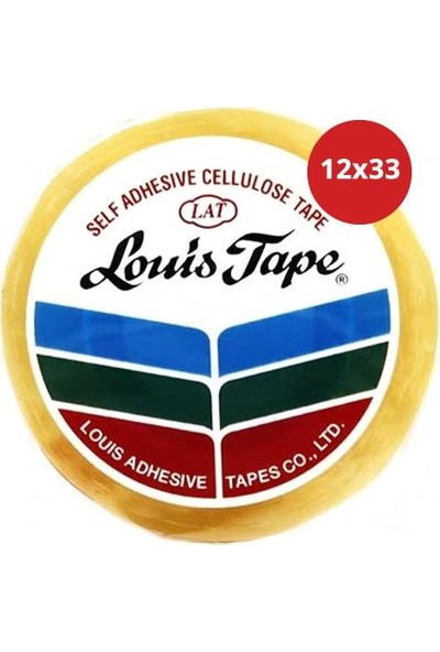 Louis Tape Bant Teneke Kutu 12 x 33 cm 12'li