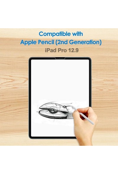 Engo Apple iPad Pro 12.9" 4. Nesil Tablet Ekran Koruyucu iPad A2229 A2069 A2232