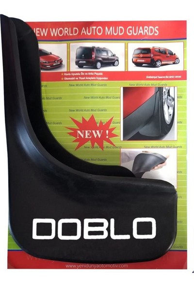 Yeni Dünya Fiat Doblo D3 2010-2018 Model 4'lü Paçalık-Çamurluk-Tozluk