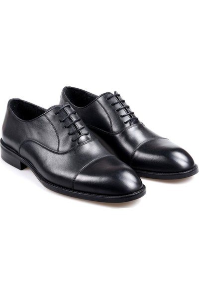 James Franco 16548 Siyah Klasik Erkek Deri Ayakkabı