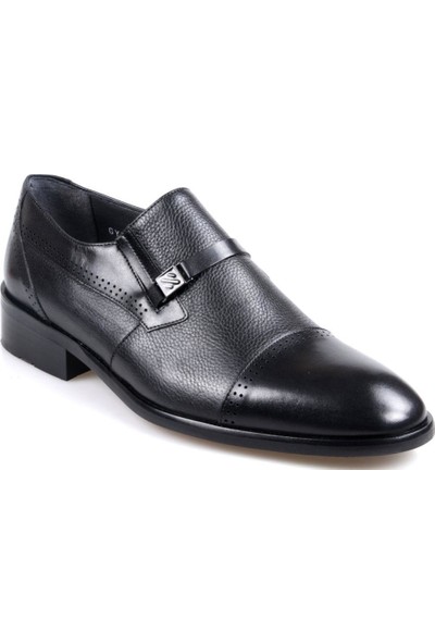 Fosco 1123 Erkek Klasik Siyah Deri Ayakkabı