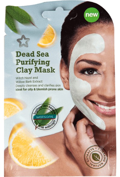 Superdrug S/D Dead Sea Purifying Clay Mask 15Ml