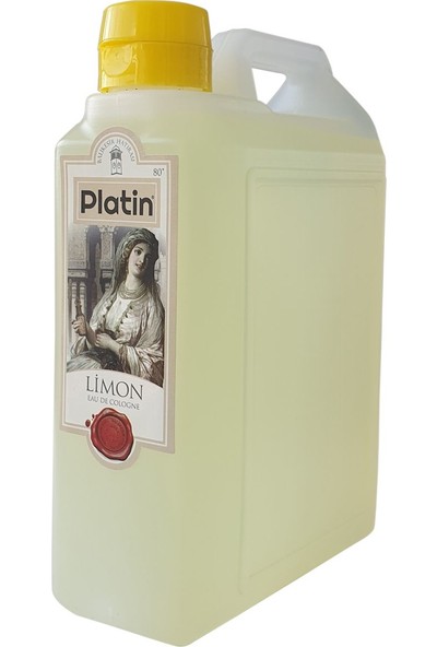 Platin 900 ml Pvc Bidon 80° Limon Kolonyası