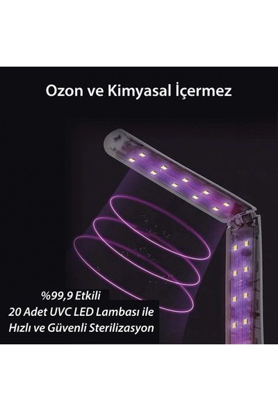 59S X5 Ultraviyole-C LED Sterilizasyon Çubuğu