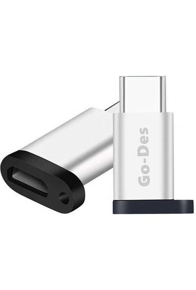 Go Des GD-CT03 Micro USB - Type-C Çevirici Adaptör