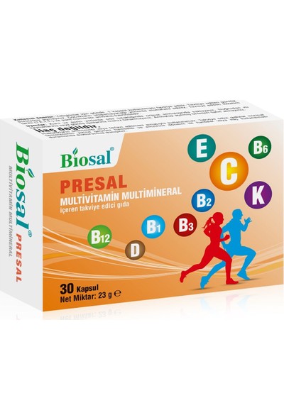 Biosal Ginkgo Biloba Tablet + Multivitamin Kapsül