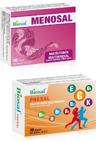 Biosal Menopause Multivitamin Tablet + Multivitamin Kapsül