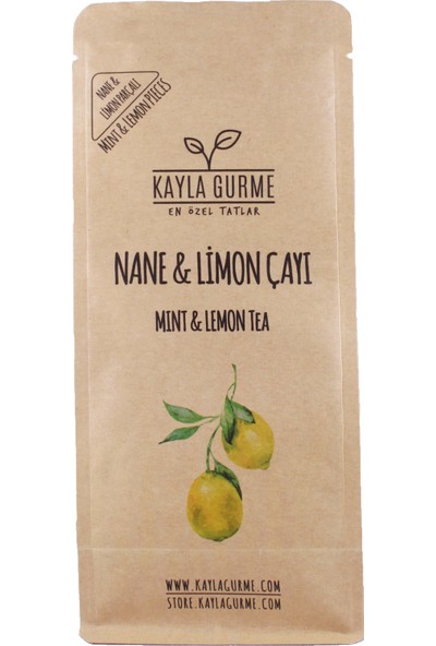 Kayla Gurme Nane Limon Çayı - Nane Limon Taneli 1 kg