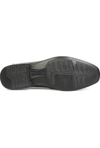 Balayk 1166 Siyah Deri Günlük Erkek Klasik Ayakkabı