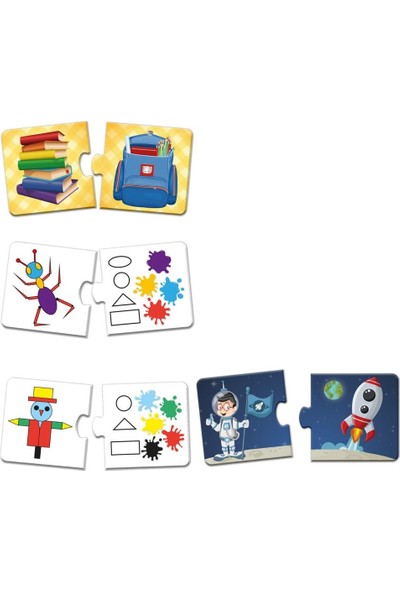 Circle Toys Connect Puzzle Bağlantı Kurma Oyunu Eşleştirme Kartları