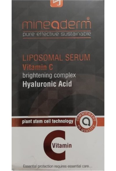 Mineaderm Liposomal Serum Vitamin C Brightening Complex Hyaluronic Acid