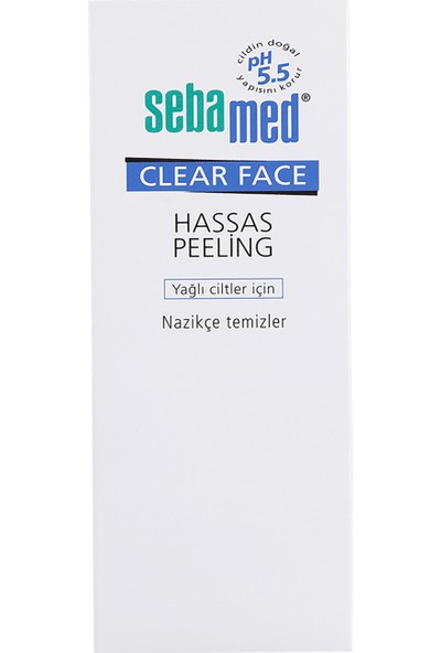 Sebamed Clear Face Hassas Ciltler için Yüz Temizleyici Peeling 150 ml