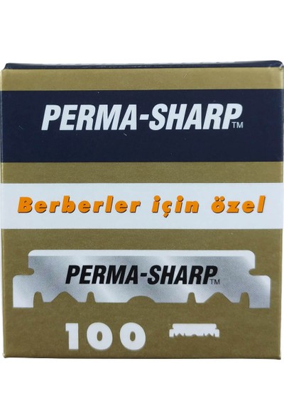 Perma Sharp Single Edge Berber Bıçağı 100'lü x 5 Adet