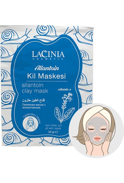 Lacinia Allantoin Kil Maskesi (Tek Kullanımlık)