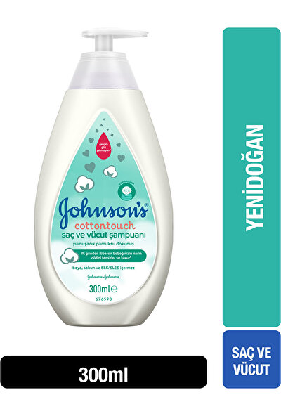 Johnson's Baby Cotton Touch Yenidoğan Saç & Vücut Şampuanı 300 ml