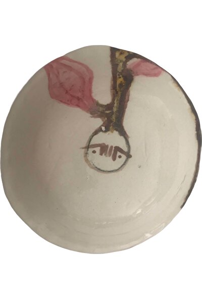Alla Ceramics Erkenci Manolya Küçük Çukur Servis Tabağı