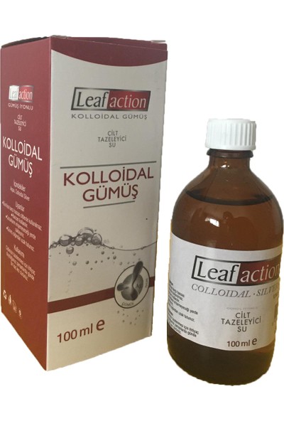 Leaf Action Kolloidal Gümüş Cilt Tazeleyici Su 100 ml