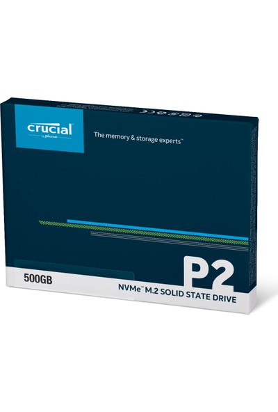 Crucial P2 500GB 2300-940MB/s NVMe PCI-e M2 SSD CT500P2SSD8