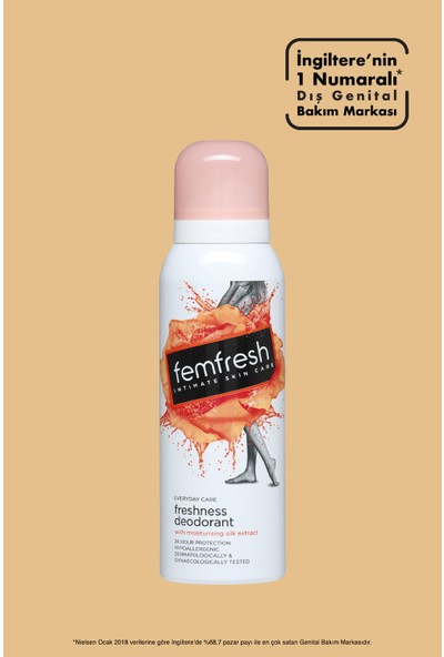 Femfresh Dış Genital Bölge Deodorantı 125 ml x 2