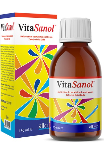 VitaSanol 250 ml Şurup - Multivitamin + Multimineral