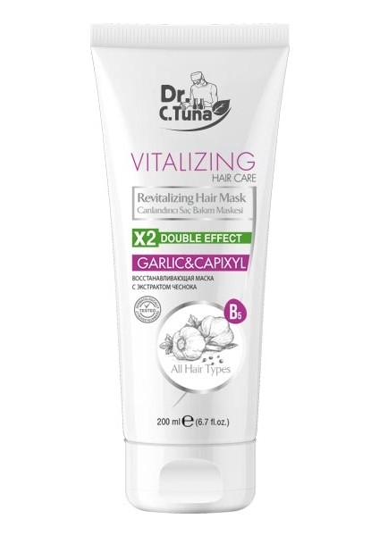 Dr. C. Tuna Vitalizing Sarımsak & Capixyl Canlandırıcı Bakım Maskesi 200 ml