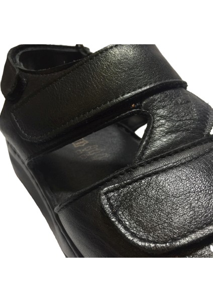 5006 Deri Kadın Sandalet Siyah fırsatları