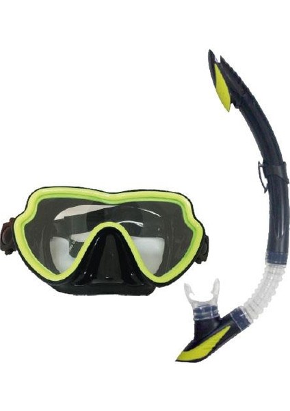 Maske Şnorkel Set Tempered Cam - 2367/134CSB
