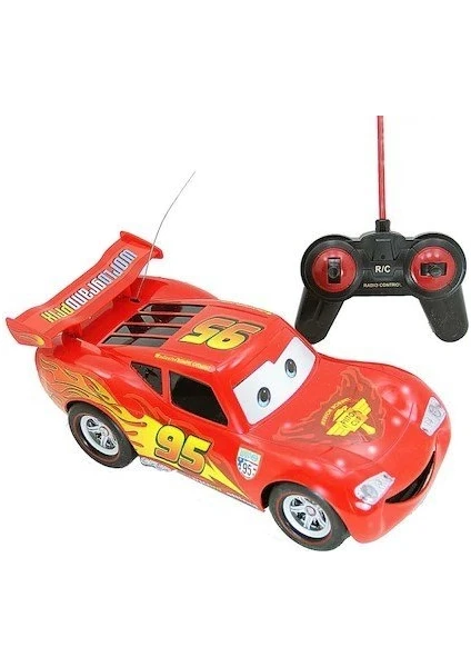 Pasifik Toys Şimşek Mcqueen Uzaktan Kumandalı Kırmızı Spor Araba