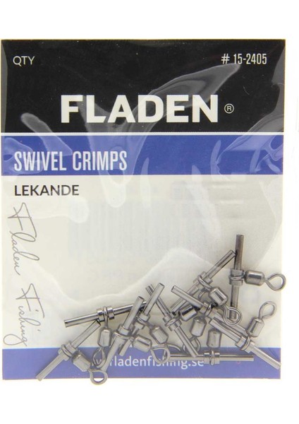 Lekande Swivel Crimps Yuvalı Fırdöndü