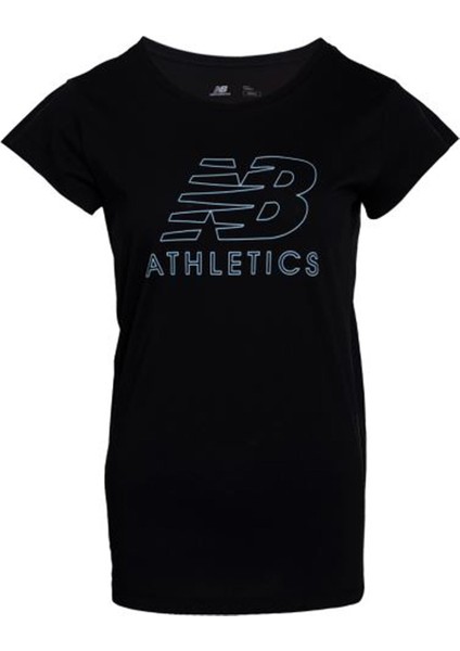 New Balance Athletics Kadın T-Shirt Wps003-Bk