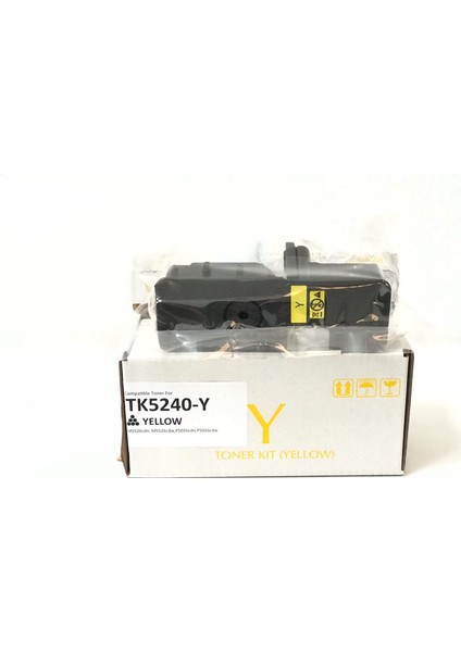 Kyocera TK5240 Muadil Toner 3.000 Sayfa Sarı