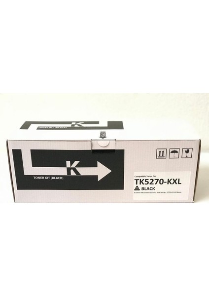 Kyocera TK5270 Yüksek Kapasite Muadil Toner 12.000 Sayfa Siyah