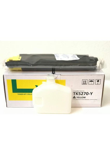 Kyocera TK5270 Muadil Toner 6.000 Sayfa Sarı