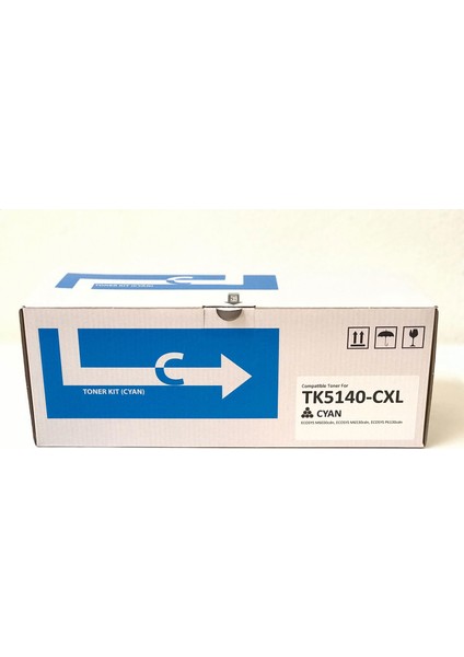 Kyocera TK5140 Muadil Toner 5.000 Sayfa Mavi