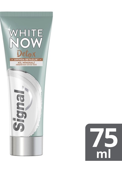 White Now Detox Hindistan Cevizi Özlü Diş Macunu 75 ML