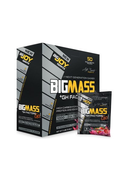 Bigjoy Bigmass Gh Factors 5000 gr 50 Servis Çilek Aromalı