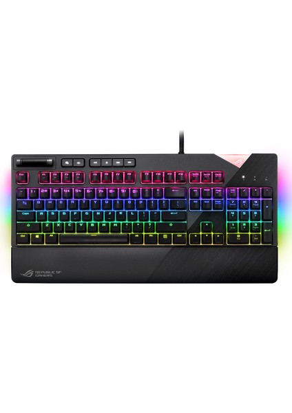 ROG Strix Flare Aura Sync RGB Mekanik Oyuncu Klavye - Cherry MX  Red