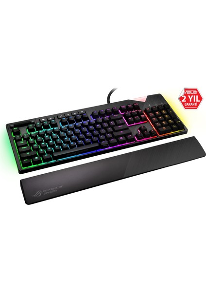 ROG Strix Flare Aura Sync RGB Mekanik Oyuncu Klavye - Cherry MX  Red