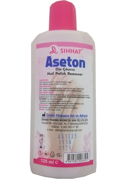 Aseton 125 ml