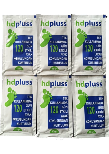 Hdpluss 6lı Ayak Koku Pudrası