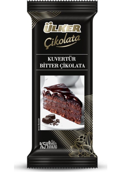 Kuvertür %54 Bitter Tablet 200 gr x 6'lı