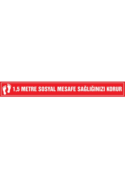 Bant Sosyal Mesafe Koruma Bandı