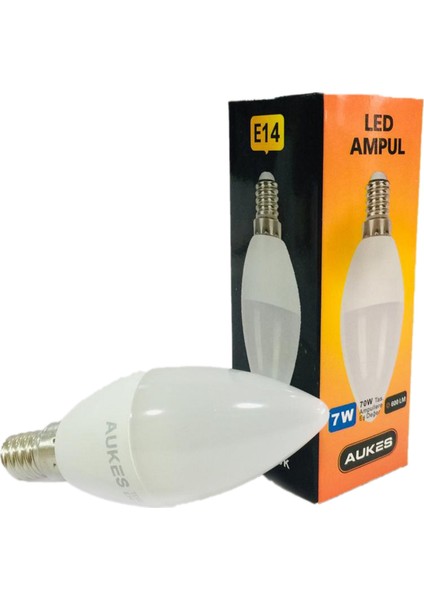 7W E14 4100K Gün Işığı Mum Led Ampul