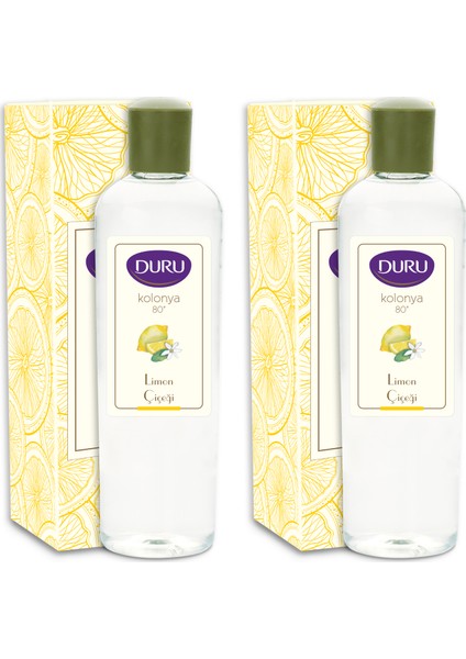 Limon Kolonya Pet Şişe 80 Derece 2 x 400ml