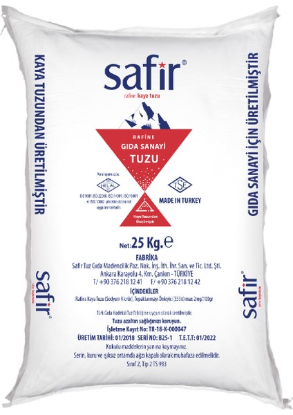 Çankırı Kaya Tuzu 25 kg