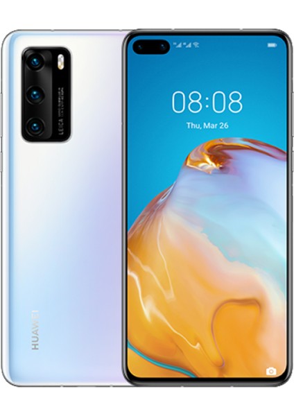 P40 128 GB (Huawei Türkiye Garantili) Beyaz